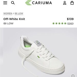 CARIUMA Off White Knit IBI Low Sneakers